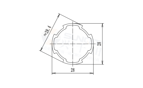 薄壁基礎(chǔ)鋁管尺寸圖 薄壁基礎(chǔ)鋁管尺寸圖