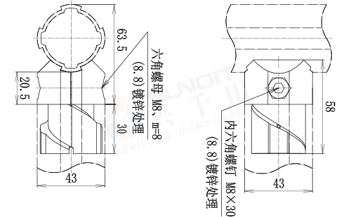 內(nèi)接直接頭尺寸圖 內(nèi)接直接頭尺寸圖