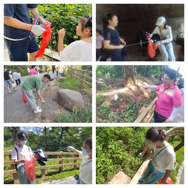 陽臺山愛護(hù)環(huán)境公益活動