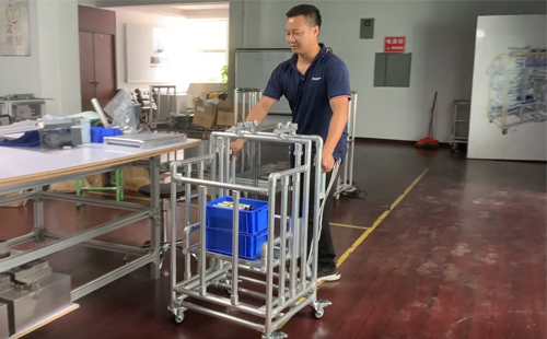 【精益LCIA328】彈簧升降物料車(chē)