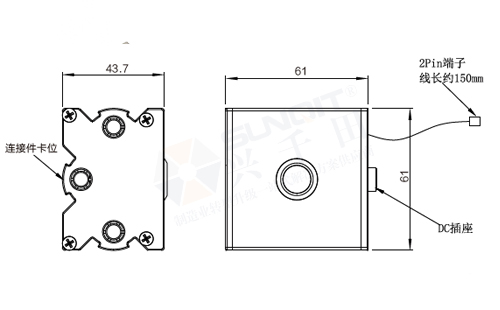 單位開(kāi)關(guān)組件尺寸圖 單位開(kāi)關(guān)組件尺寸圖