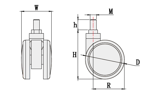 超靜音腳輪 超靜音腳輪