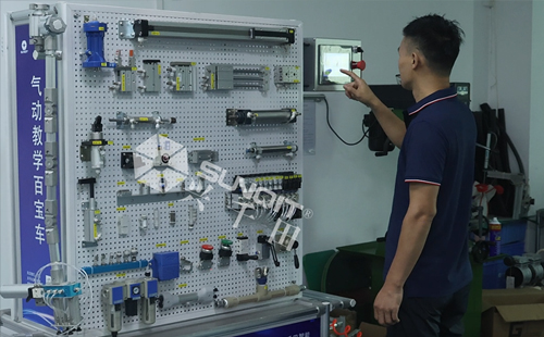 【精益LCIA345】氣動(dòng)教學(xué)百寶車